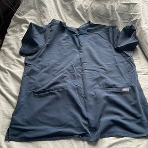 Figs blue xxl tall scrubs set